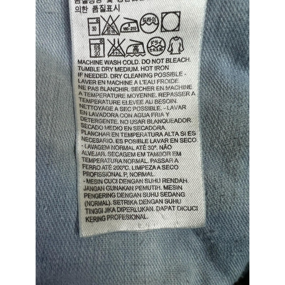 Levis 505 Mens 36x34 Blue Regular Straight Denim Jeans Medium Wash 00505-4891 - Picture 11 of 16